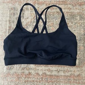Lululemon Energy Bra, size 6 navy